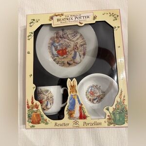 Beatrix Potter Kinder Porzellan Service Set